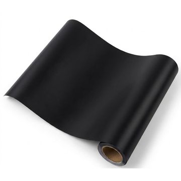 Adhesive roll plastic matt black 45cmx2m