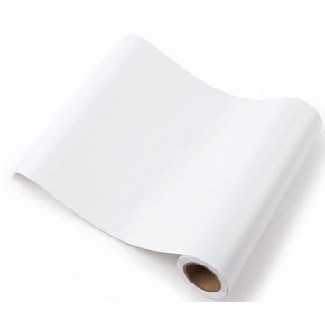 Adhesive Roll Plastic Matt White