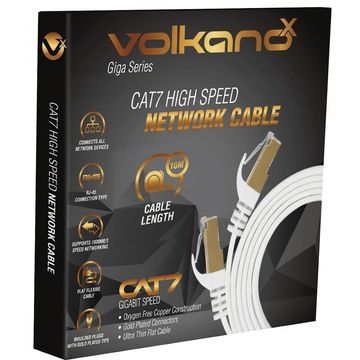 VOLKANOX CAT 7 ETHERNET CABLE 10M -VK-20066-WT