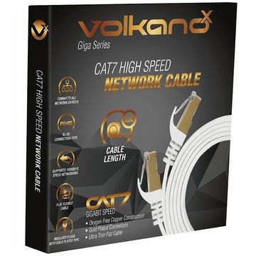 VOLKANOX CAT 7 ETHERNET CABLE 5M -VK-20065-WT