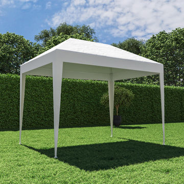 1P SERO STEEL GAZEBO 2m x 3m WHITE