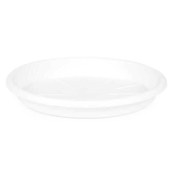 Saucer,Plastic Drip Tray, White, ARTEVASi, 15cm