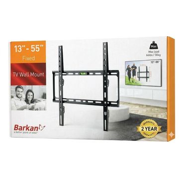 BARKAN FLAT WALL MOUNT 13" - 55" -BRAE306