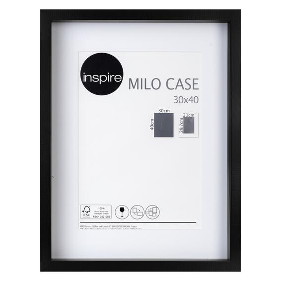 Inspire frame milo case black 30x40cm