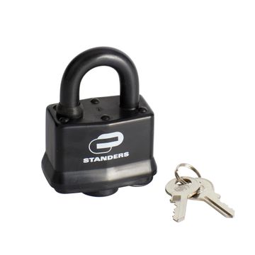 STANDERS LAMINATED W/COVER PADLOCK 54MM