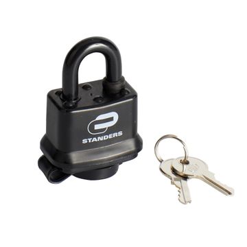 STANDERS LAMINATED W/COVER PADLOCK 35MM