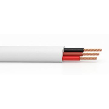 ACDC 1.5MM X 2 CORE + E FLAT WHITE 100M