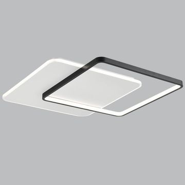 Bright star ceiling square double layer 40w led 3cct black and white