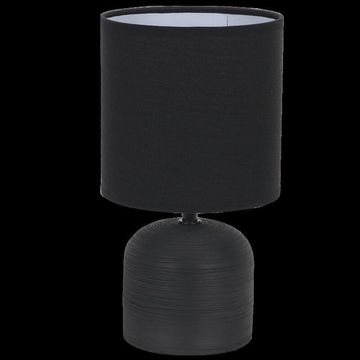 Bright Star TL833 Table Lamp ceramic base with fabric shade 1x e14