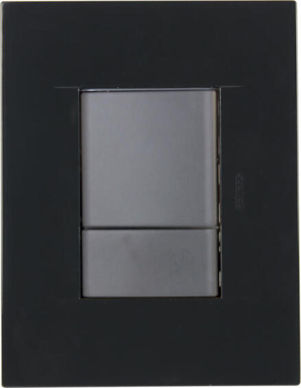Switch chorus GEWISS satin black 2 lever 1 way
