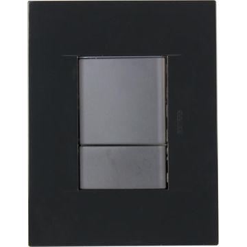 Switch chorus GEWISS satin black 2 lever 1 way