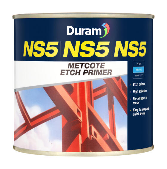 Metcote Etch Primer DURAM NS5 Black 500ml
