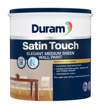 Wall paint DURAM Satin Touch Pastel Base 1L