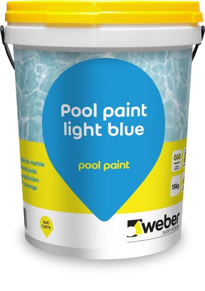 Pool Paint WEBER Light Blue 15kg
