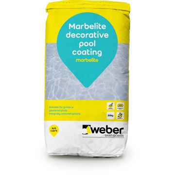 Weber Marbelite Decorative Pool Coating Powder Blue 20kg