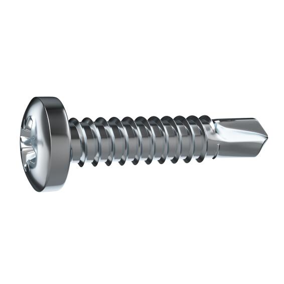 SELF-DRILLING TAPPING SCREW PAN HEAD PH, STAINLESS STEEL C1, 3.9X25=20PCS, P1