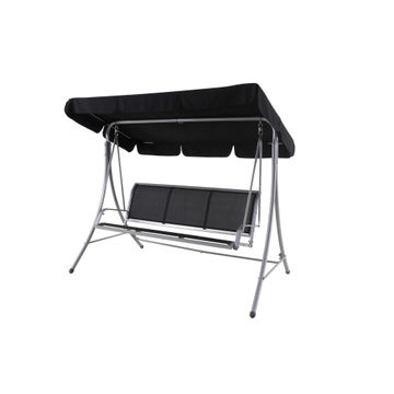 Steel Swing Chair Grey L202cmxW118cmxH157cm