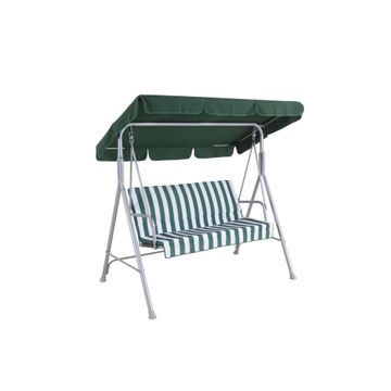 Steel Swing Chair Green L167cmxW113cmxH155cm