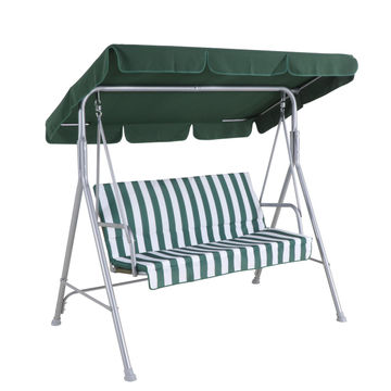 Steel Swing Chair Green L167cmxW113cmxH155cm