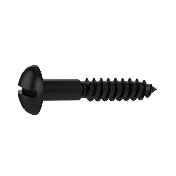 WOODSCREW ROUNDSLOTTED STL SHINY4X40 10P