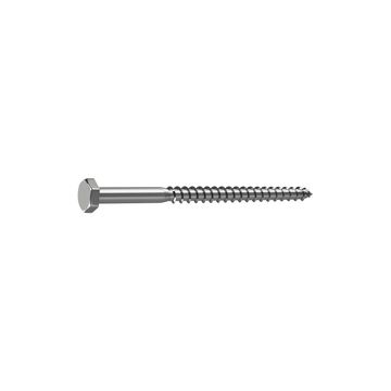 IV8 HEX WOODSCREW INOX 316 / A4 8X70 2P