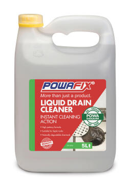 Liquid drain cleaner POWAFIX 5 litre