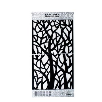 Screen Decor Woodland 180 cm X 90 cm Charcoal