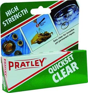 Adhesive high strength quickset clear 40ml pratley