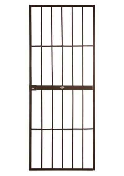 Security gate brown boschendal L&B security