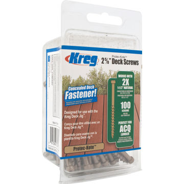 Kreg deck screws course pan-head protec-kote 67mm 100pc
