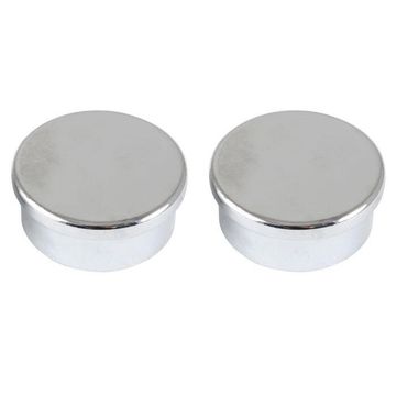 Finishing touches end stopper chrome 28mm 2 pack