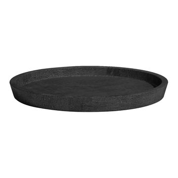 ECOPOT SAUCER ROUND 40 DARK GREY