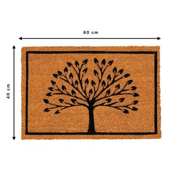 Inspire  doormat cocot aubin black 40x60cm 