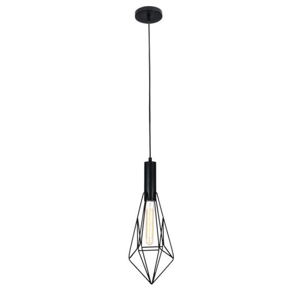 Pendant lighting Metal BRIGHTSTAR black E27