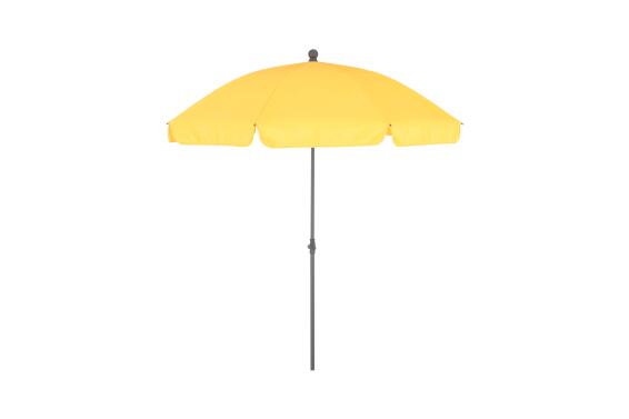 Naterial Umbrella Round Polyester & Steel Yellow Dia 200cm