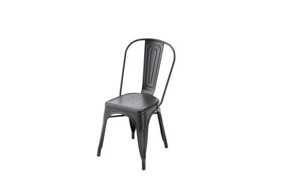 DINING CHAIR SOHO STEEL BLACK