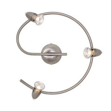 spotlight 3lt spiral 400mm satin chrome