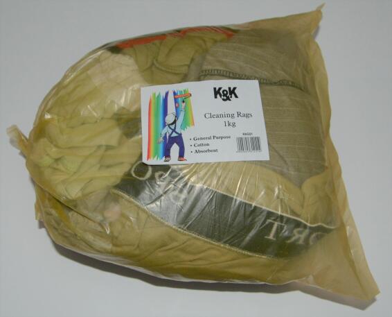 K&K Assorted Cleaning Rags 1Kg