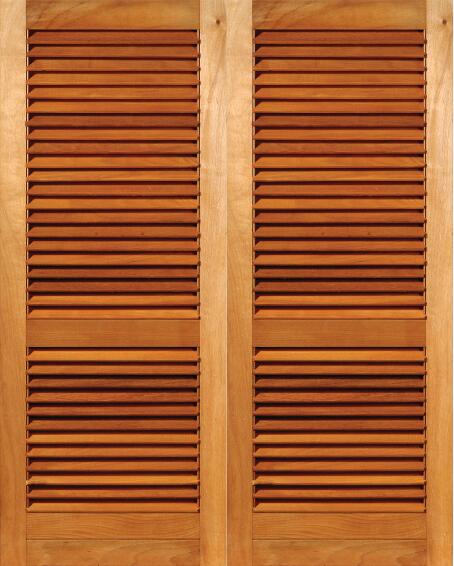 Louvre Door Pair Hardwood-w1612xh2032mm