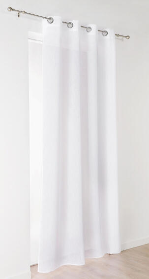 CURTAIN LIUM WHITE 140X240CM