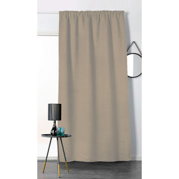 Curtain suedine tape beige 145cm x 240cm