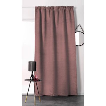 Curtain suedine tape light pink 145cm x 240cm
