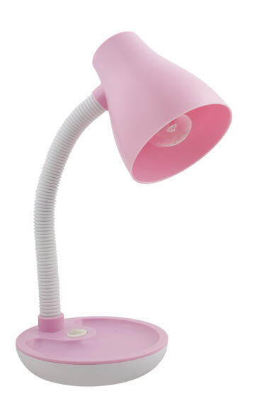 EUROLUX DESK LAMP PLASTIC PINK