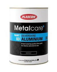 Metalcare Silvershine Aluminium Silver PLASCON 1 litre