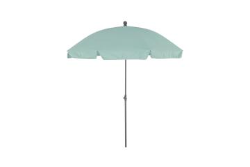 Naterial Umbrella Round Polyester & Steel Green Dia 200cm