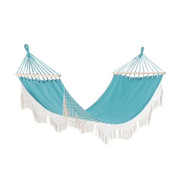 Polynesia Poly-Cotton Hammock Light Blue W100cmxL200cm