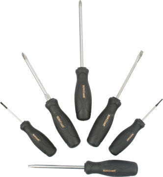 Set of 6 Screwdrivers Assorted Sizes
