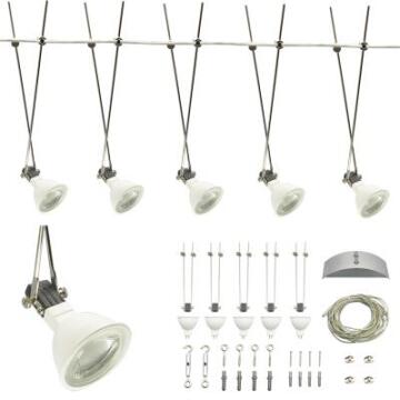 downlight wire system 5x5w led 5m length