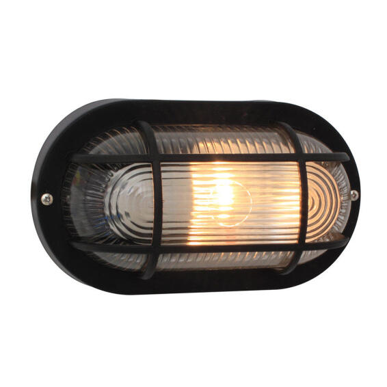 Eurolux Oval Bulkhead 205MM 1X60W Black