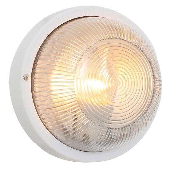 ROUND B/HEAD 190MM WHT